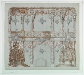 Theaterdesign für einen Speisesaal